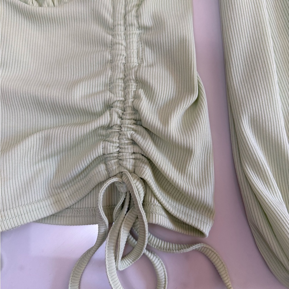 NWT - Asos Ribbed Off-Shoulder Top - Picture 4 of 4